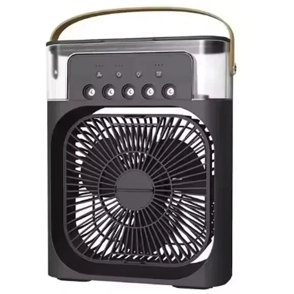 Summer Multifunctional Desktop Fan Air Humidifier Five-hole Spray Fan 3 In 1 Silent Air Cooler Portable Practical Cooling Fan