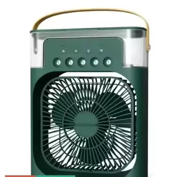 Summer Multifunctional Desktop Fan Air Humidifier Five-hole Spray Fan 3 In 1 Silent Air Cooler Portable Practical Cooling Fan