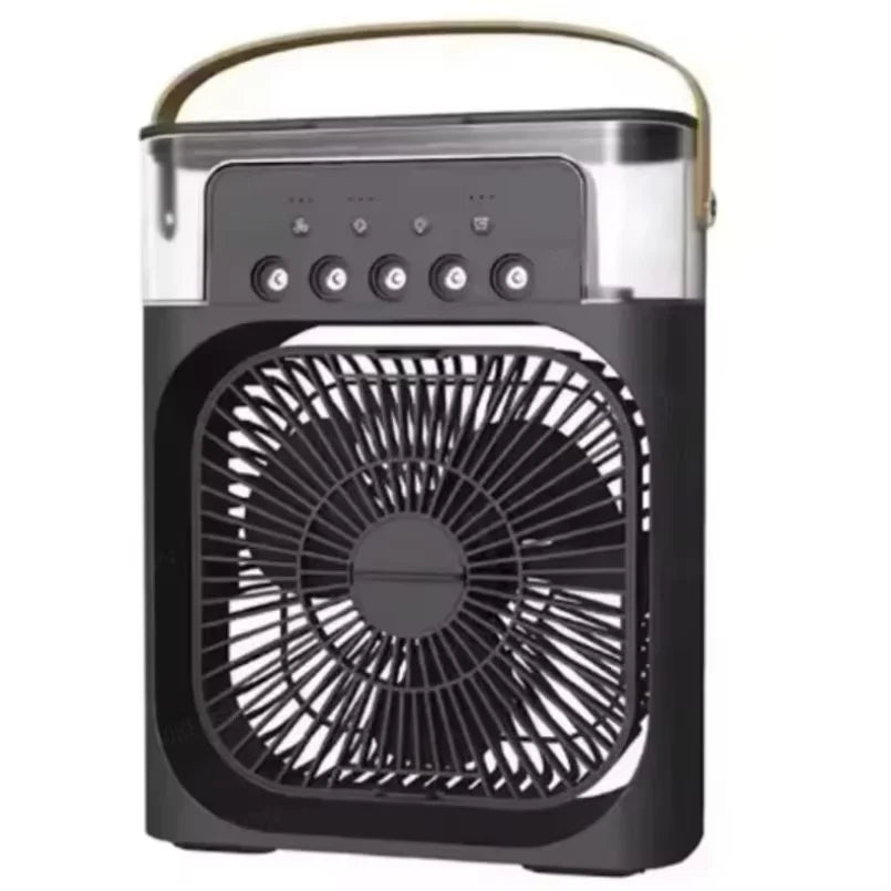 Summer Multifunctional Desktop Fan Air Humidifier Five-hole Spray Fan 3 In 1 Silent Air Cooler Portable Practical Cooling Fan